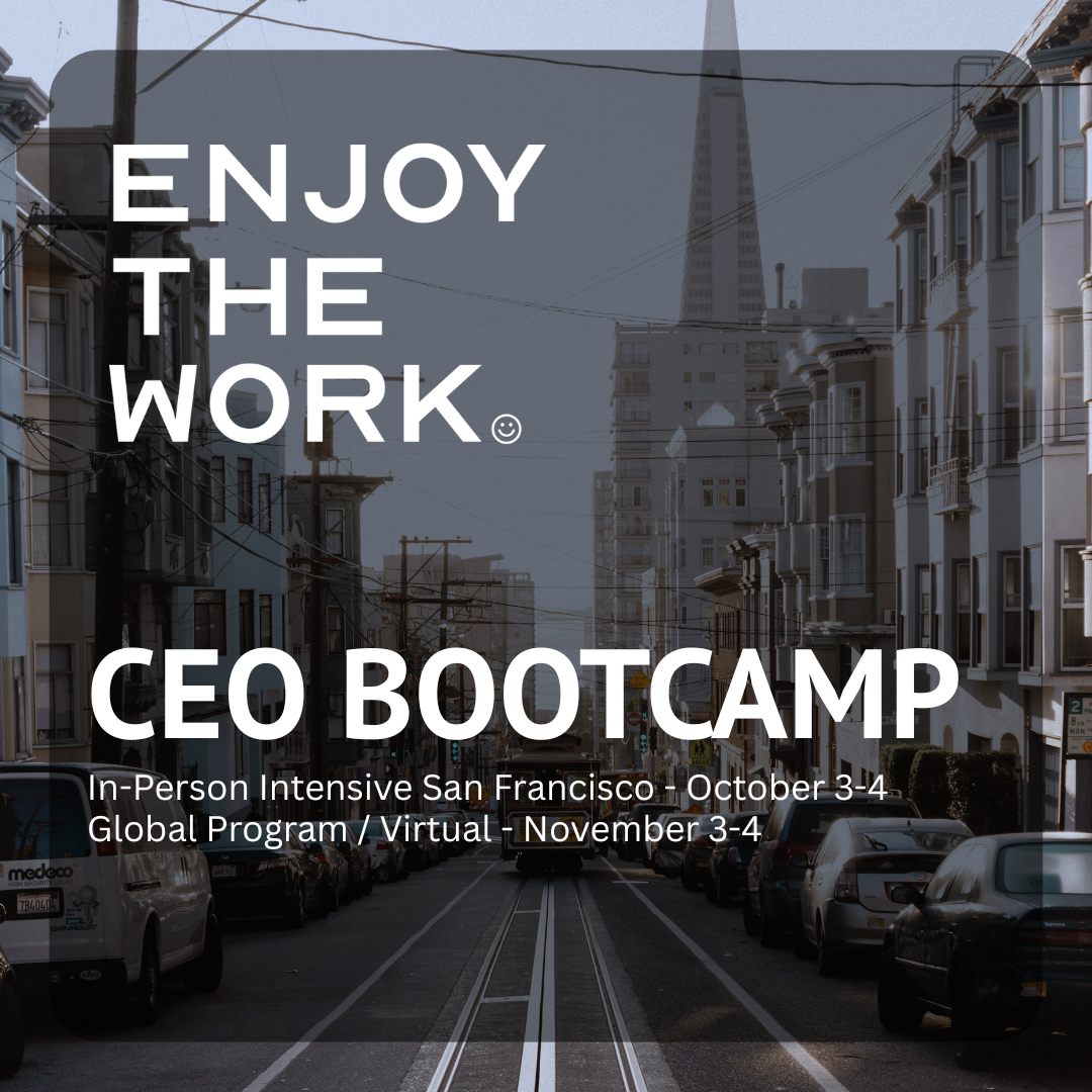 Enjoy The Work: CEO Bootcamp